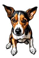 beagle dog tattoo design idea