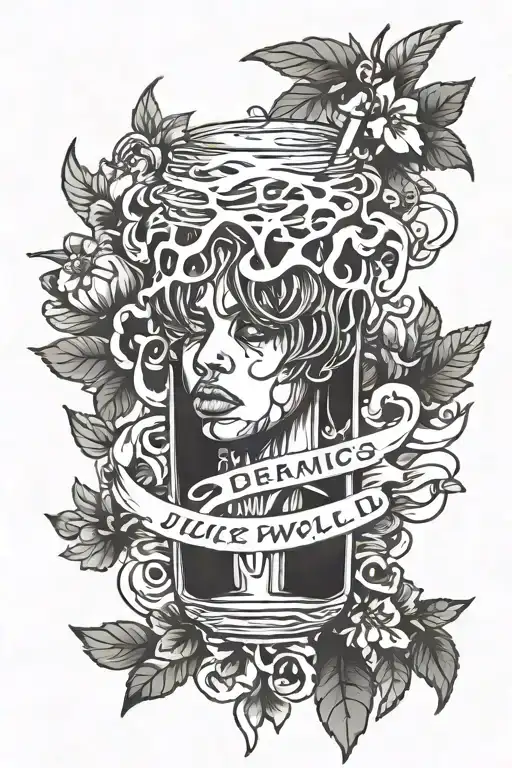 Juice wrld lyrics tattoo design idea