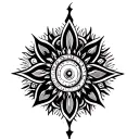 Arjun symbol tattoo design idea