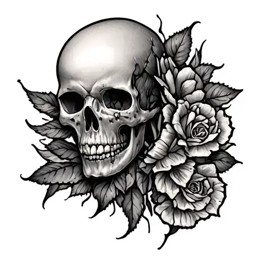 C Section Scar tattoo design idea