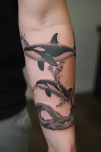 orca tattoo design idea