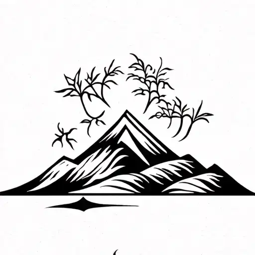 Ilocano tribal nature tattoo design idea