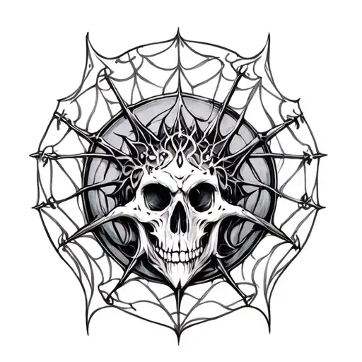 Web Of Wyrd tattoo design idea