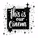 "this is our cinema" sparkling stars tattoo design idea
