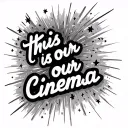 "this is our cinema" sparkling stars tattoo design idea