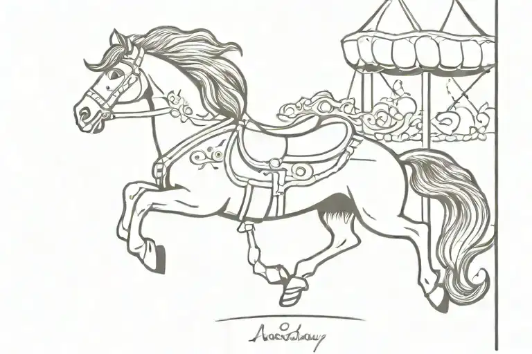 the carousel never stops turning" from greys anatomy tattoo design idea