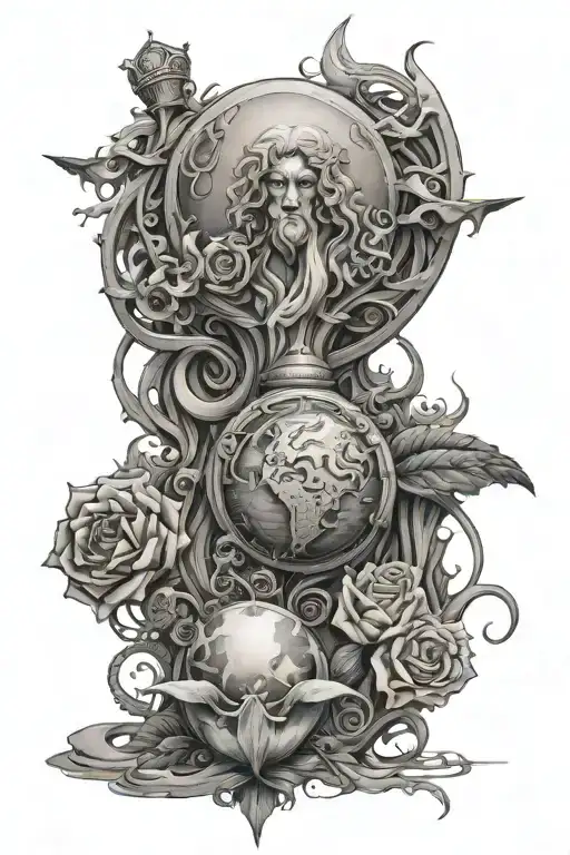 let lord behold the power of his creation  tattoo design idea