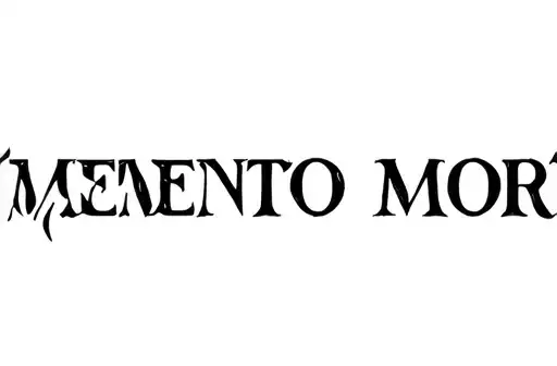 "MEMENTO MORI" tattoo design idea