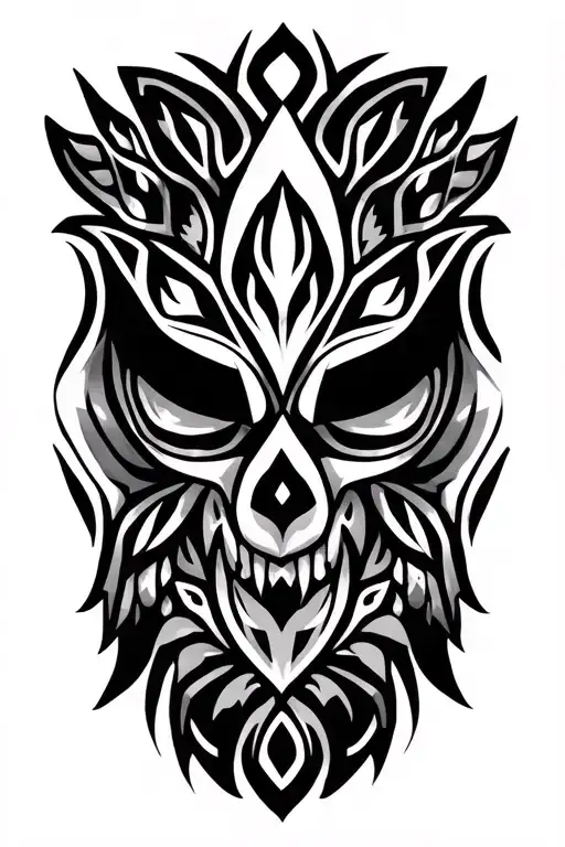 Filler azteca tribal patterns tattoo design idea