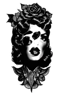 1950s tattoo design idea