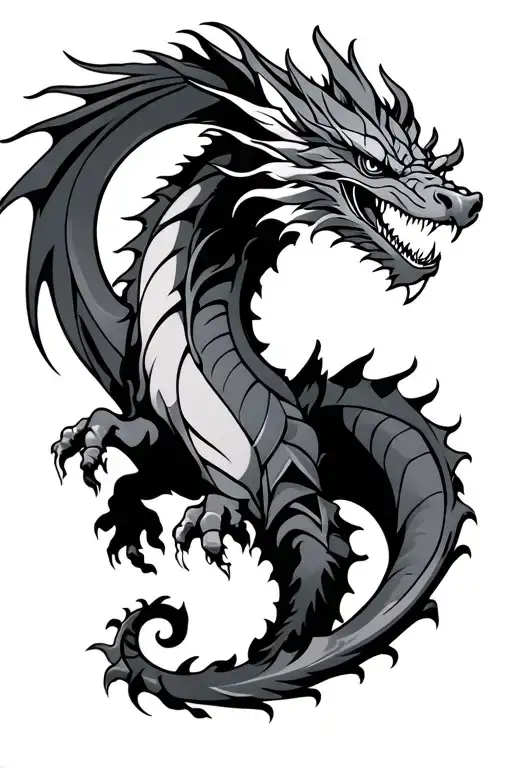 irish dragon forearm tattoo  tattoo design idea