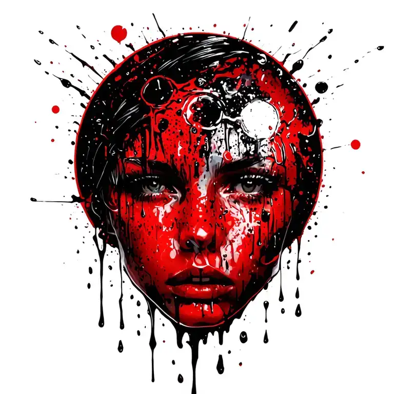 sun becomes rain tattoo design idea