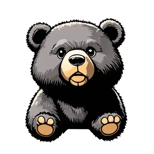 KANYE WEST COLLEGE DROPOUT BEAR tattoo design idea