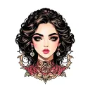 sissy collar tattoo design idea