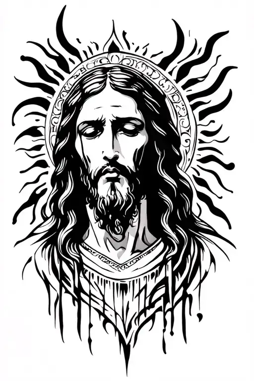 jesus wept tattoo design idea