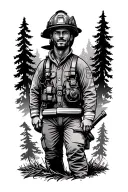 Wildland Firefighter tattoo design idea