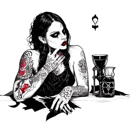 According to the game vampire the masquerade bloodlines tattoo design idea