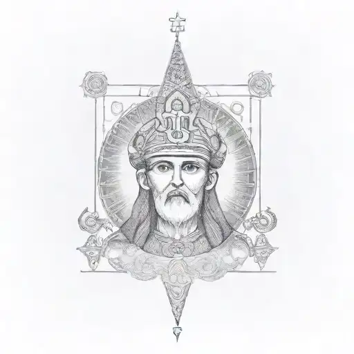 Coptic Orthodox Christian  tattoo design idea