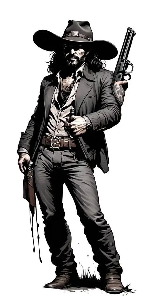 red dead redemption 2 tattoo design idea