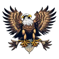 wedge tailed eagle tattoo design idea