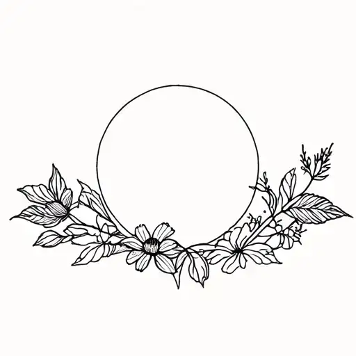 all flowers in time bend towards the sun tattoo design idea