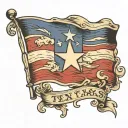 texas flag tattoo design idea