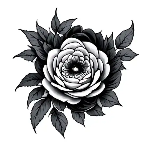 Presence tattoo design idea