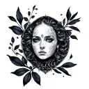 Presence tattoo design idea