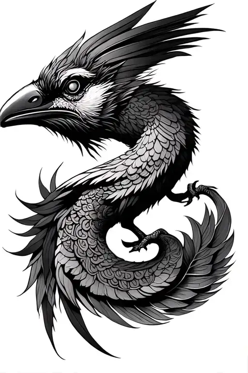 Quetzal and Kukulkan tattoo design idea