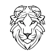 leo star sign tattoo design idea