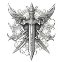Templar Sword tattoo design idea