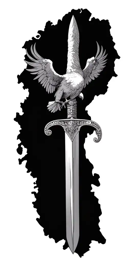 Punjab map, canda map, historic, punjab history, thin line geometry, sword, eagle, baj tattoo design idea