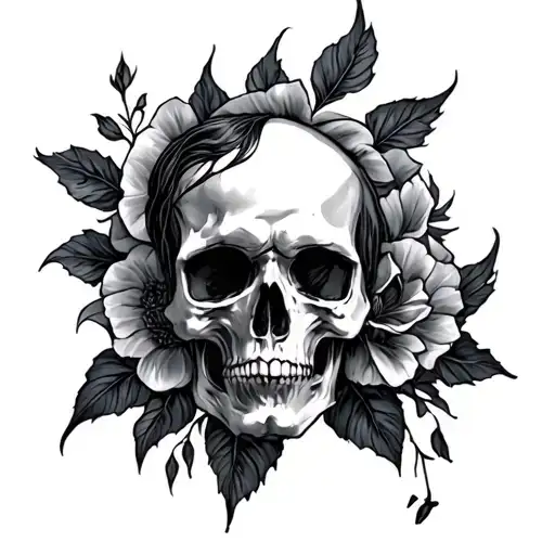 Dark Gothic tattoo design idea