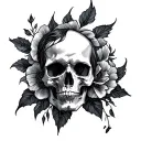 Dark Gothic tattoo design idea