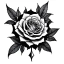 Dark Gothic tattoo design idea