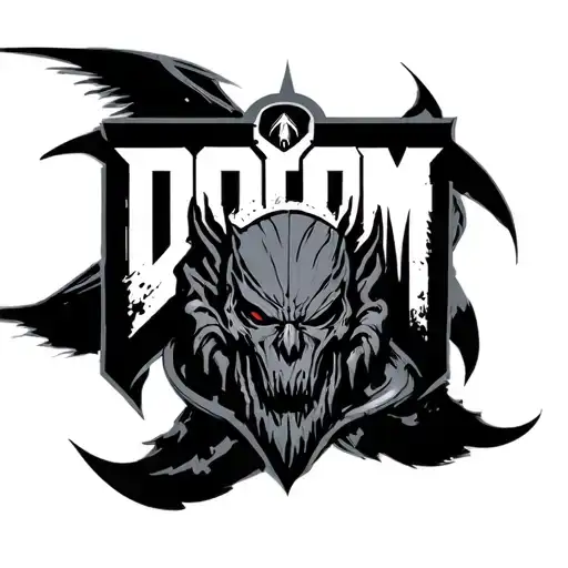 Doom Eternal tattoo design idea