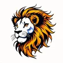 simba drums tattoo design idea