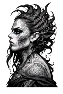 Uruz (ᚢ) Jera (ᛃ) Gebo (mine) Algiz (insortable tattoo design idea