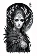 Uruz (ᚢ) Jera (ᛃ) Gebo (mine) Algiz (insortable tattoo design idea