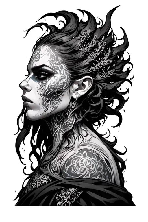 Uruz (ᚢ) Jera (ᛃ) Gebo (mine) Algiz (insortable tattoo design idea