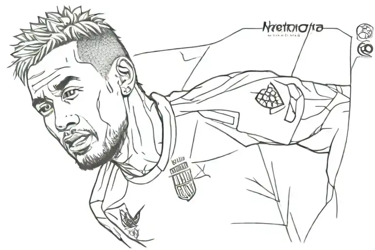 neymar tattoo design idea