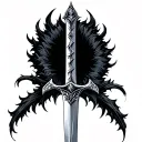 sword from black clover tattoo design idea