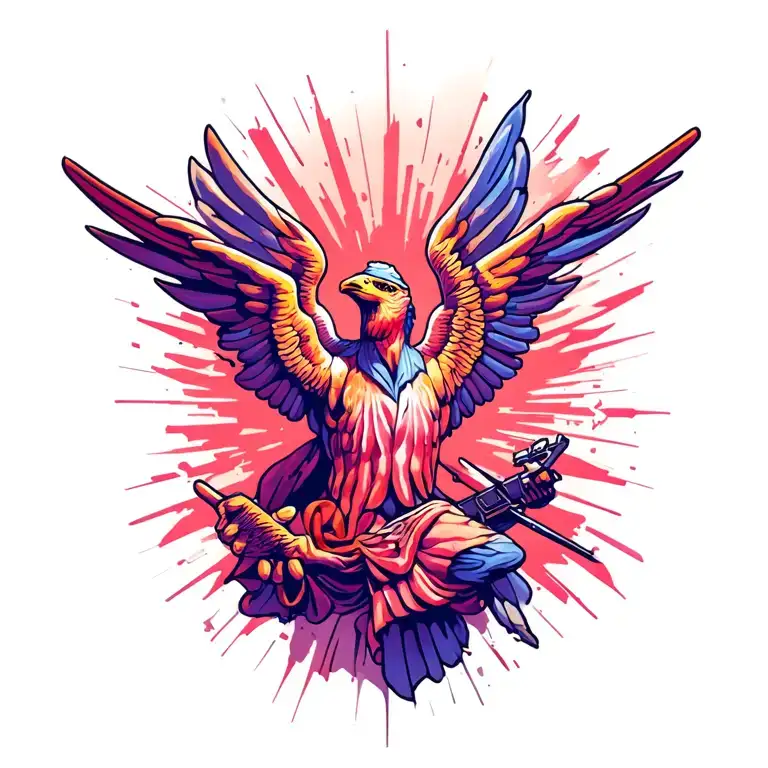 Freedom tattoo design idea