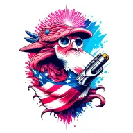 Freedom tattoo design idea