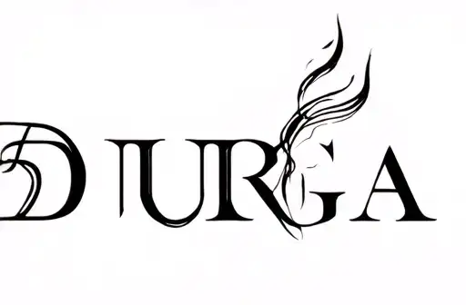 "DURGA" tattoo design idea