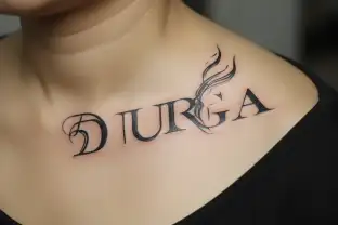 "DURGA" tattoo design idea