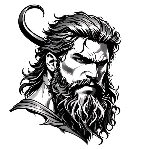 Samson tattoo design idea