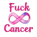 "Fuck Cancer" "Fuck Cancer" cancer ribbon intertwined infinity symbols tattoo design idea