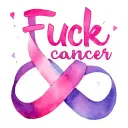"Fuck Cancer" "Fuck Cancer" cancer ribbon intertwined infinity symbols tattoo design idea