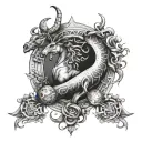 Sagittarius cancer Aries Pisces Scorpio zodiac tatto tattoo design idea